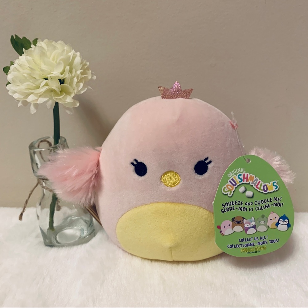 Squishmallow Harmony Swan Princess 🦢 👑, Easter Spring 🐣 🌸, 5” New